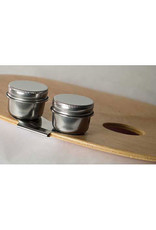 Art Alternatives Stainless Steel Palette Cups w/Lids, Single Cup w/Lid