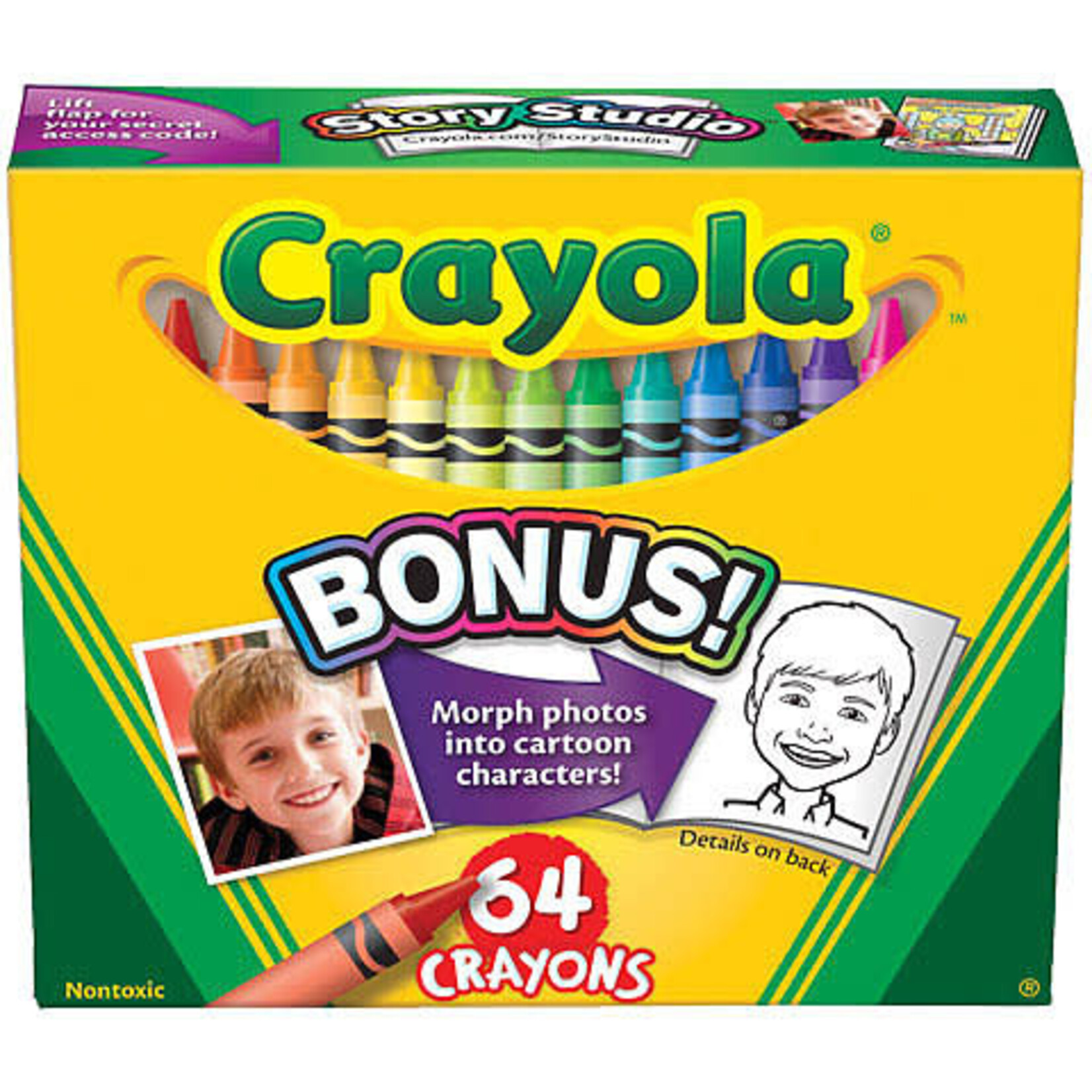 Crayola CRAYOLA CRAYONS 64CT BX