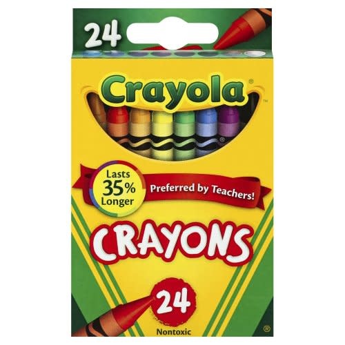 Crayola Crayons 24Ct Peg (3) - MICA Store