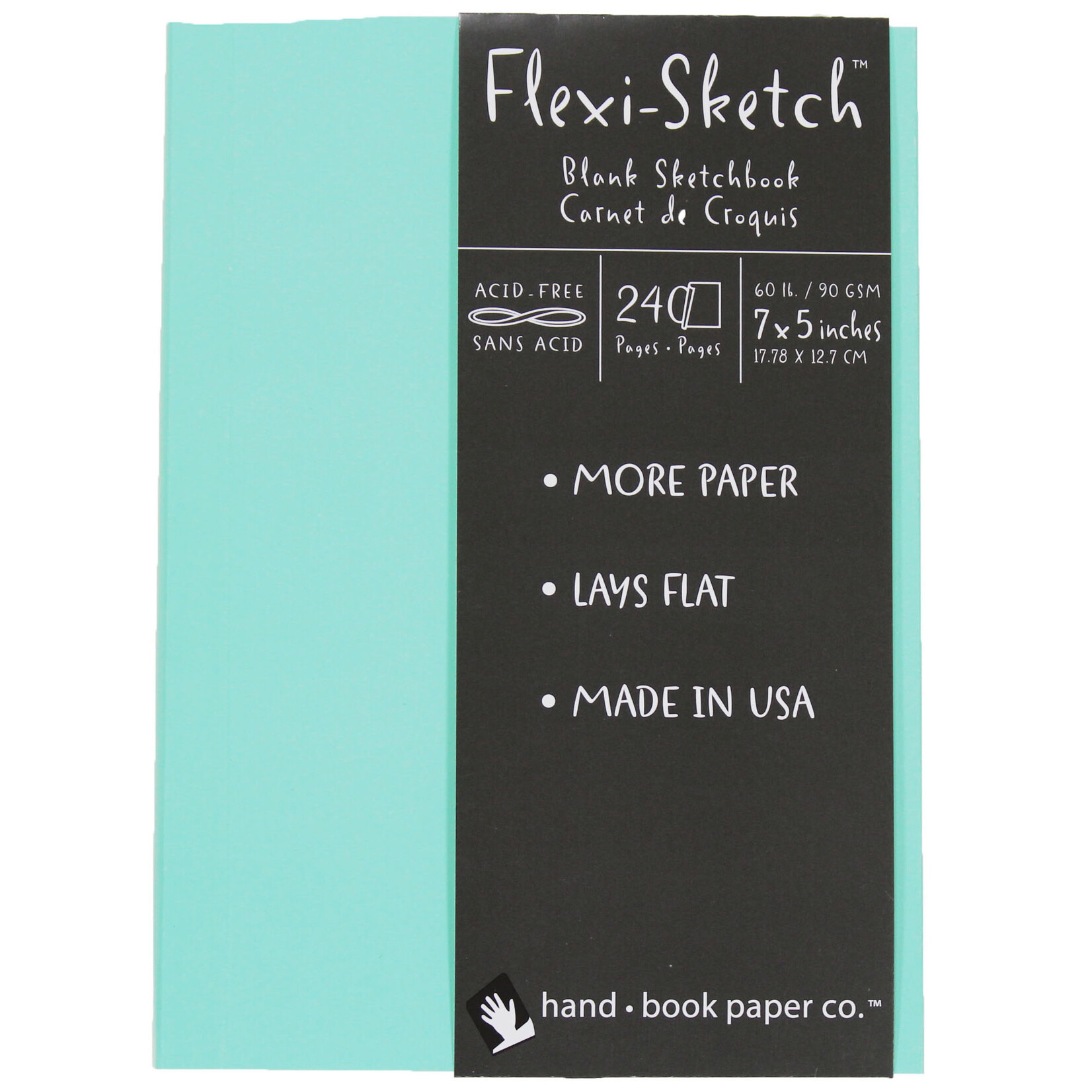 Global Flexi-Sketch Sketch Book 7'' X 5'' Pool
