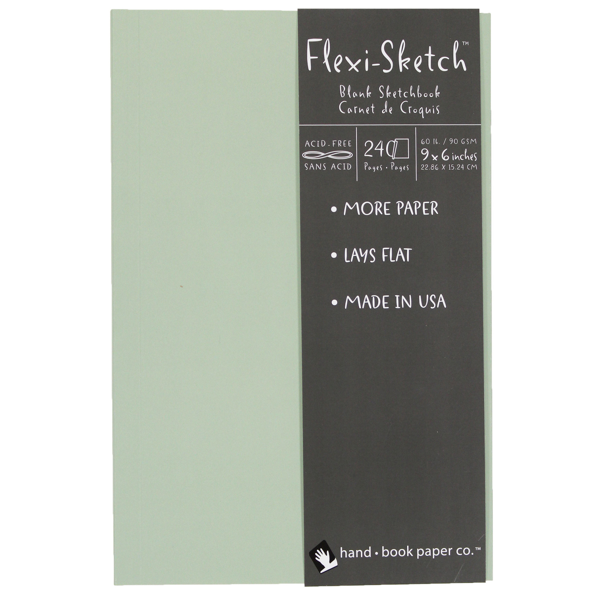 Flexi-Sketch Sketch Book 9'' X 6'' Mist - MICA Store