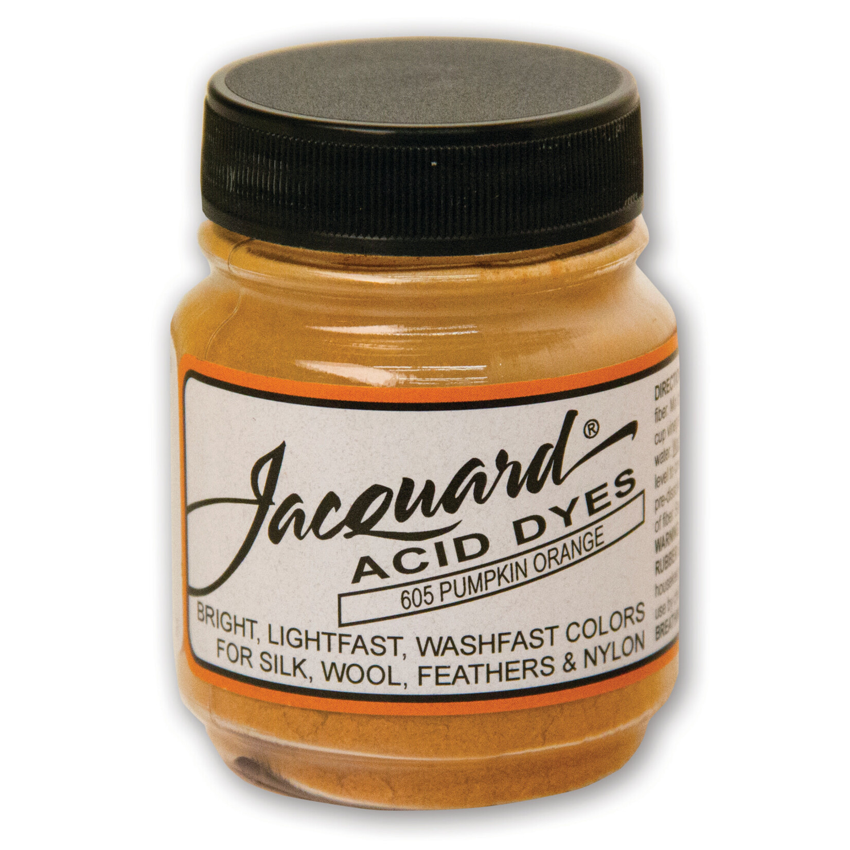 Jacquard Acid Dye.5 Oz Pumpkin Orange