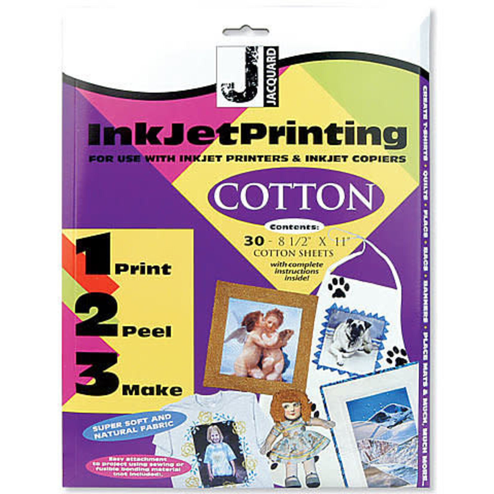 Jacquard Inkjet Cotton Sheet  8.5X11 10/Pk