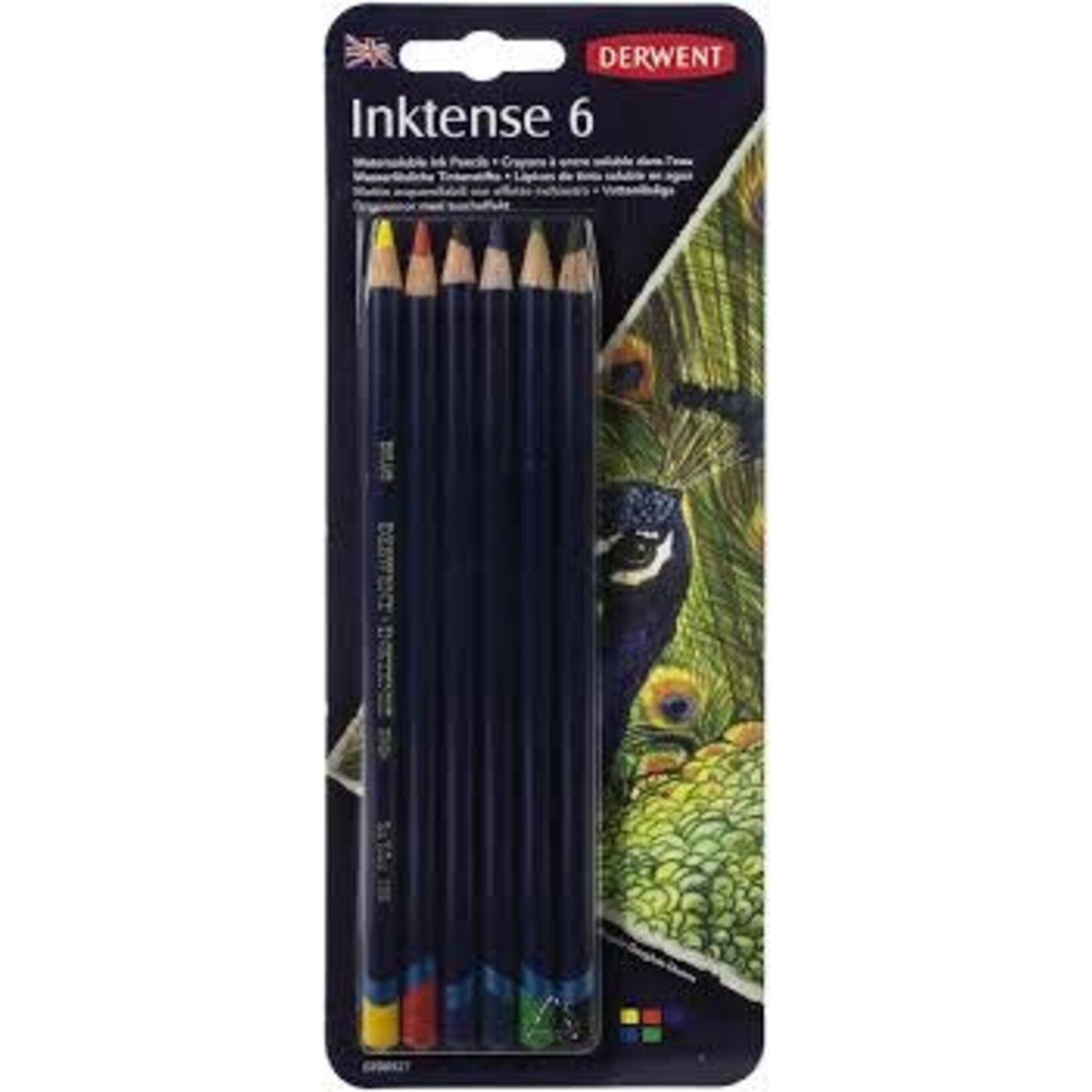 Derwent Inktense Pencil Sets, 6-Color Set