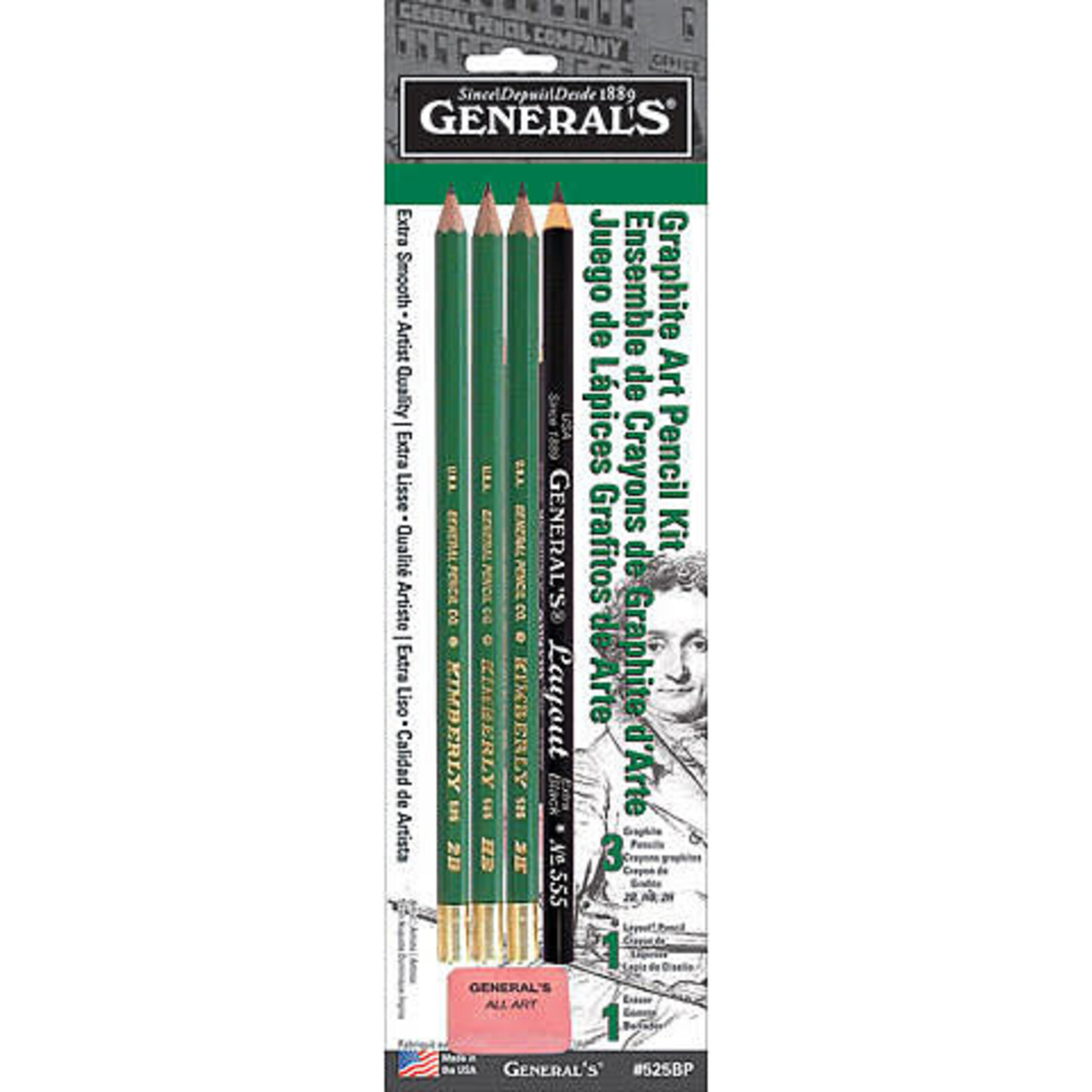 General Pencil KIMBERLY Drawing  Pencil Kit (6)