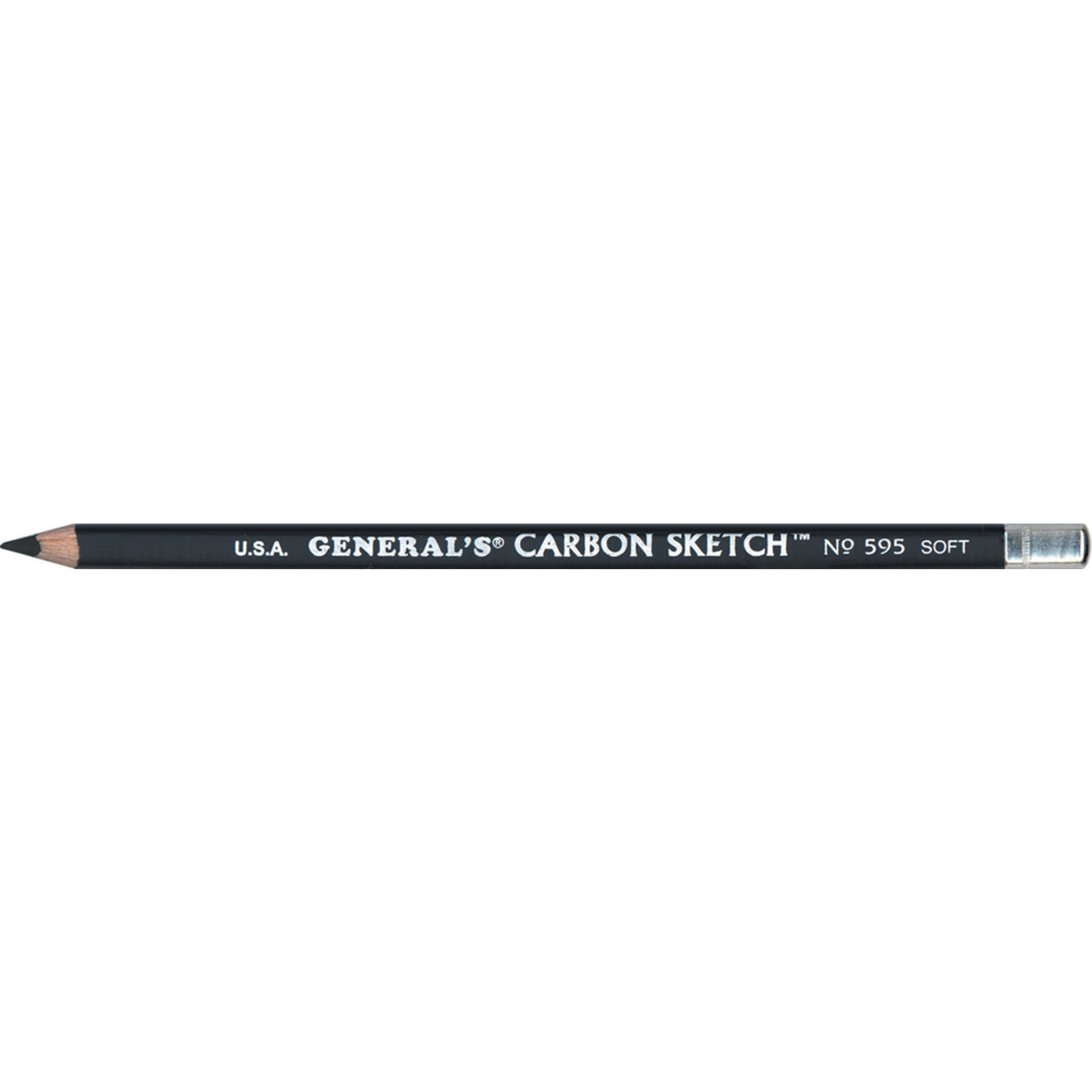 General Pencil Black Carbon Pencil 4B