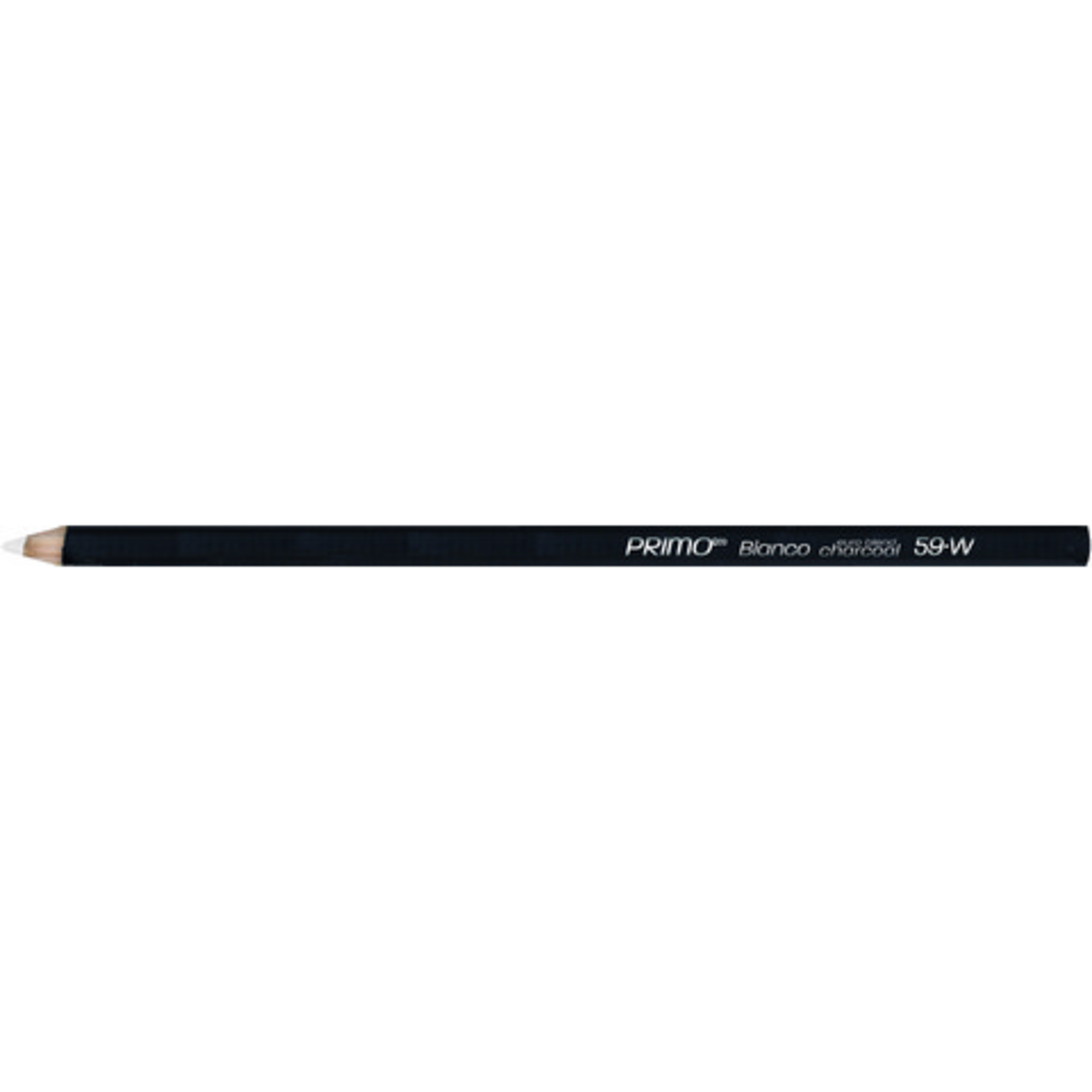 General Pencil PRIMO Euro Blend Charcoal Pencils, White B