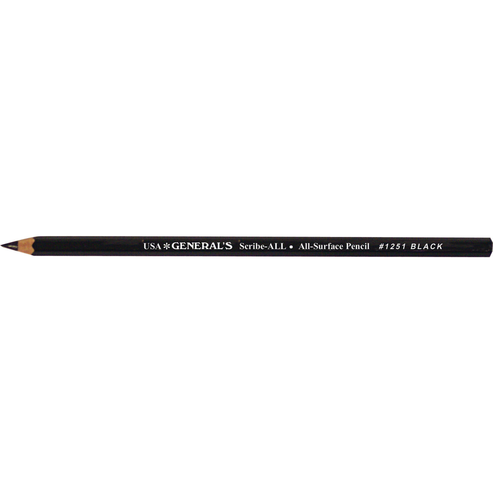 General Pencil Scribe All Black