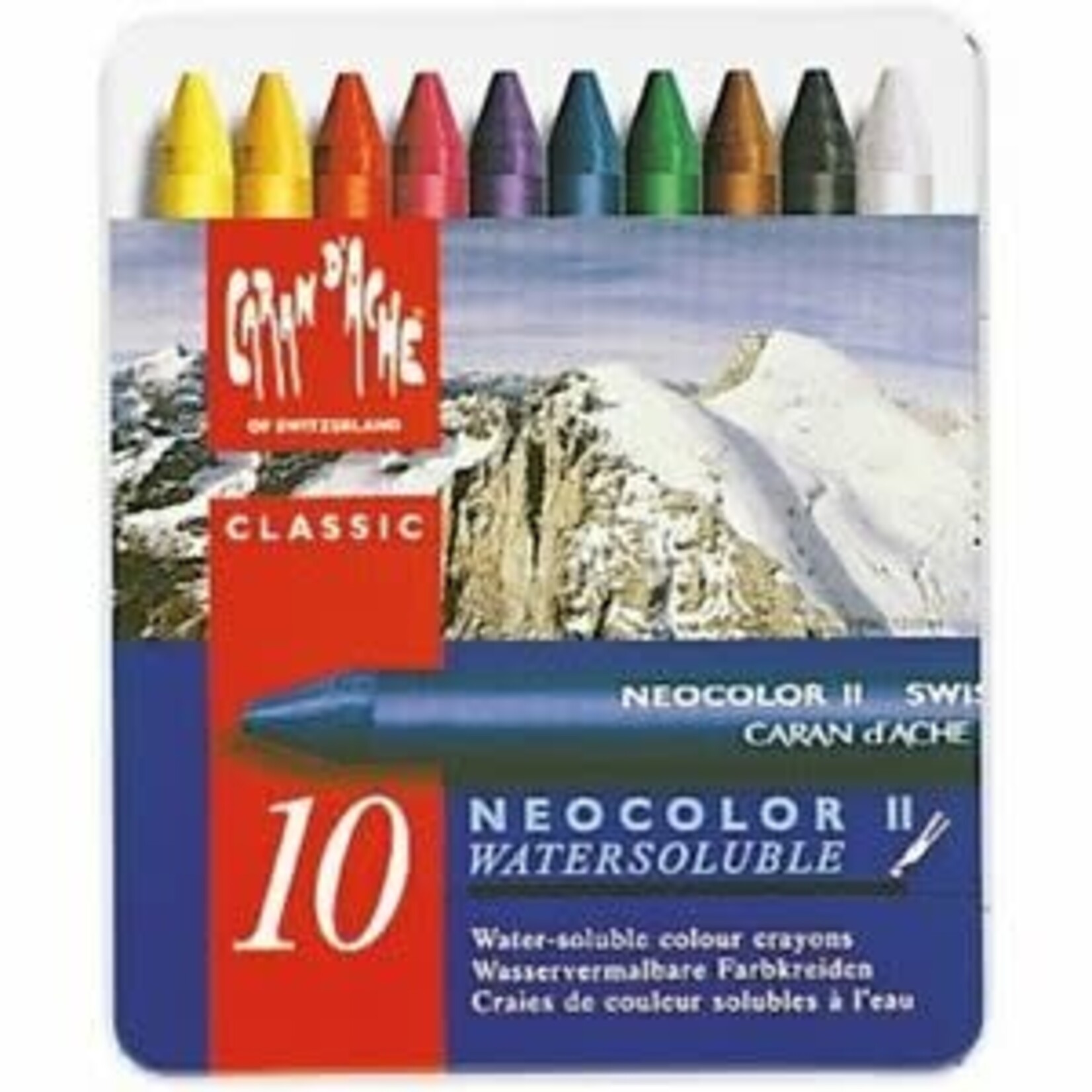 Neocolor II Neocolor Il, Metal Box 10 Pastels Assorted
