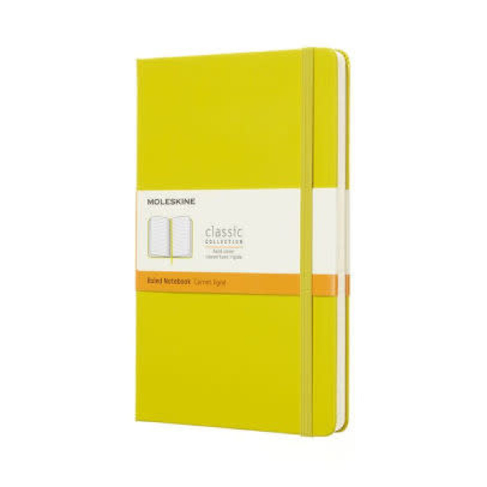 Moleskine Moleskine Classic Notebook, Large, Ruled, Yellow Dandelion, Hard Cover (5 X 8.25)