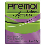 Sculpey Premo 2Oz Brt Green Pearl