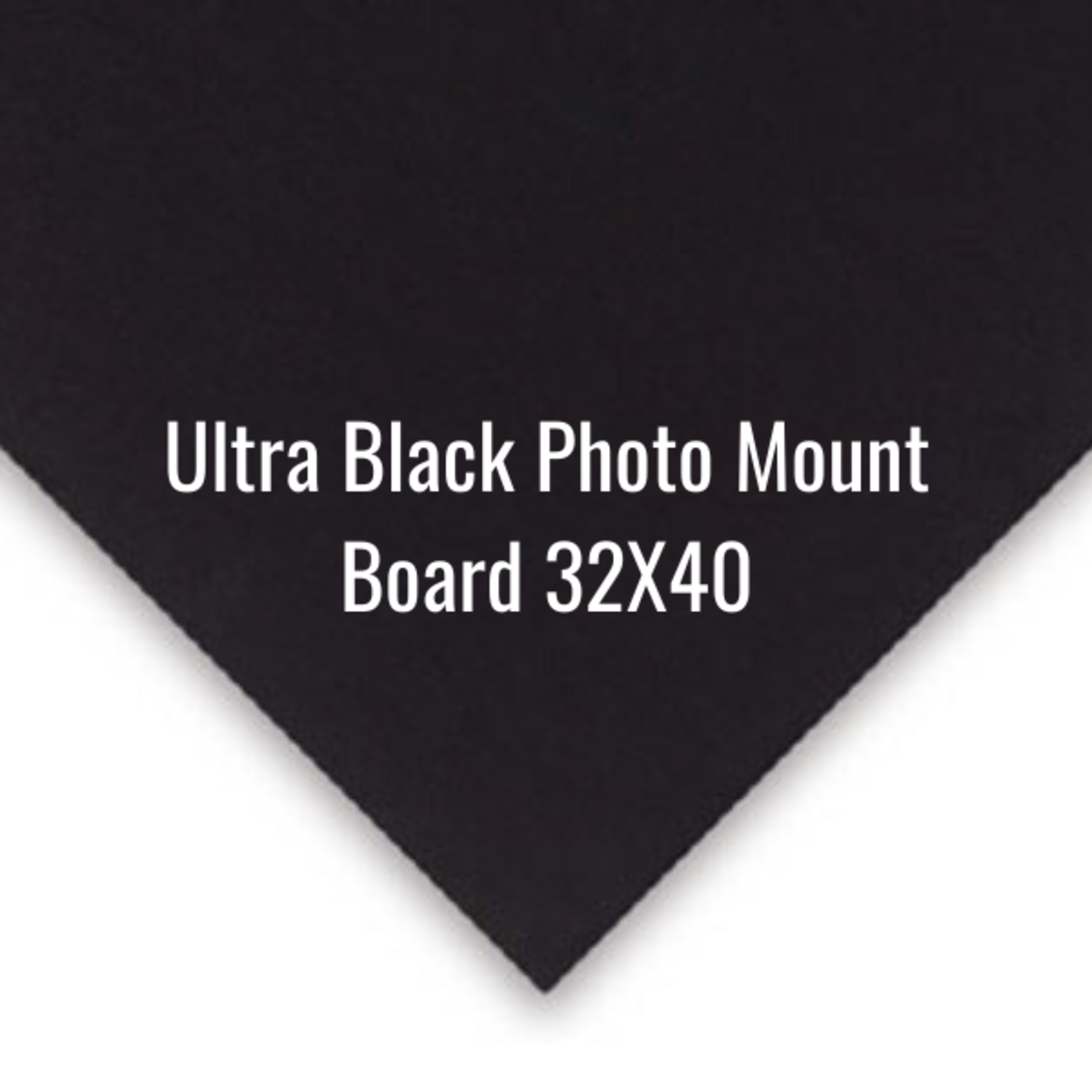 Crescent Board Ultra Black Photo Mount Board 32X40