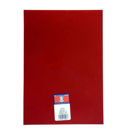 Midwest Super Styrene Sheets, Colored PVC Sheets, Red .010"