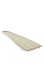 Midwest Basswood, Sheets (24" Long), 3" x 1/32"