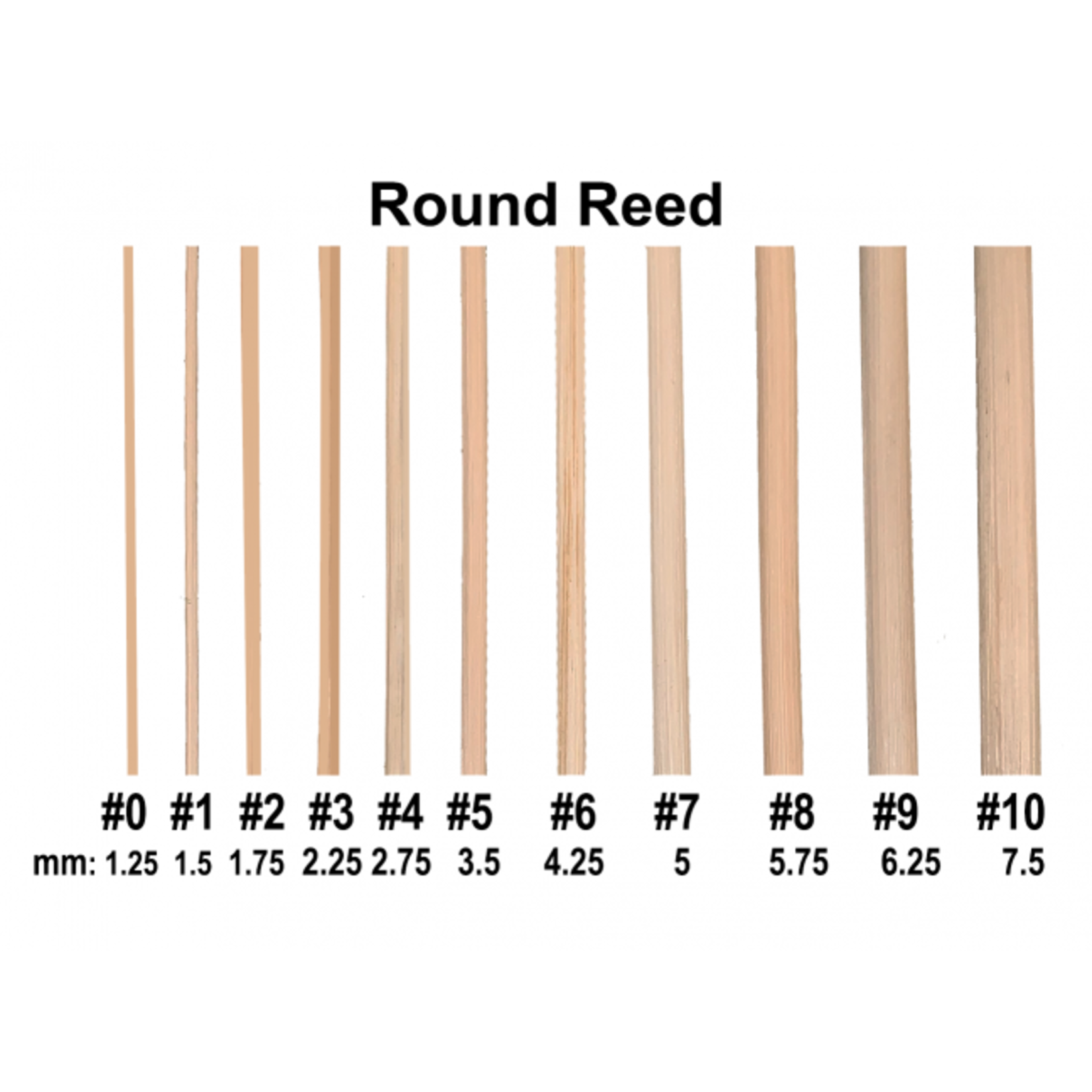 Royalwood, Ltd Round Reed Size #2