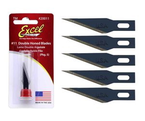 11 double honed straight edge blade (pack of 10) for use with