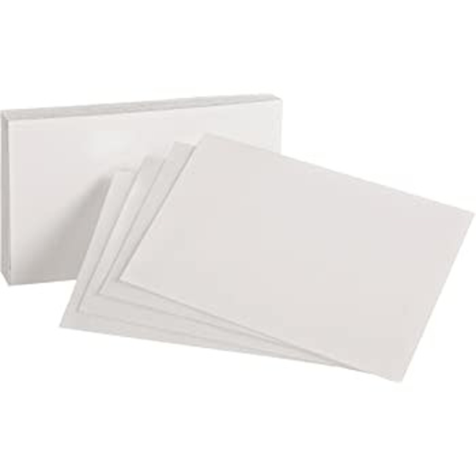 Mead Mead Index Card - White 5X8In 100Ct Bulk Blank