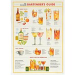 Cavallini Wrap Sheet Bartender's Chart
