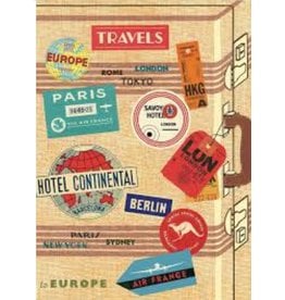 Cavallini **Clearance** Wrap Sheet Vintage Travel