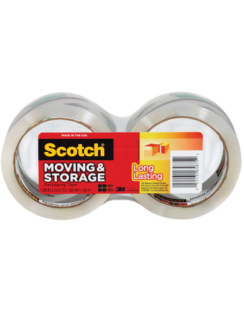 Scotch Heavy Duty Shipping Tape 48mm x 50m Clear 6 Pack