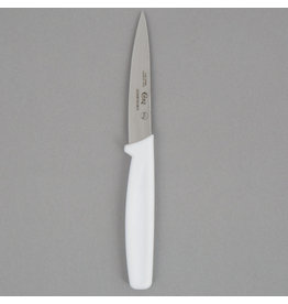 Choice 3 1/2 Serrated Edge Paring Knife with White Handle