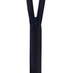 YKK ZIPPER BEULON KNIT ZIP 18IN  BLACK