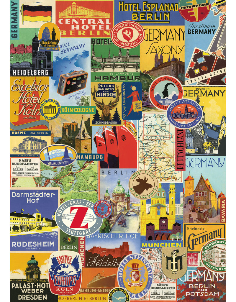 Cavallini Wrap Sheet Germany Collage