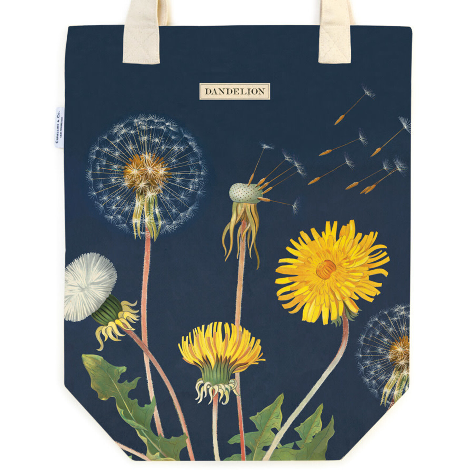 Cavallini Tote Bag Dandelion