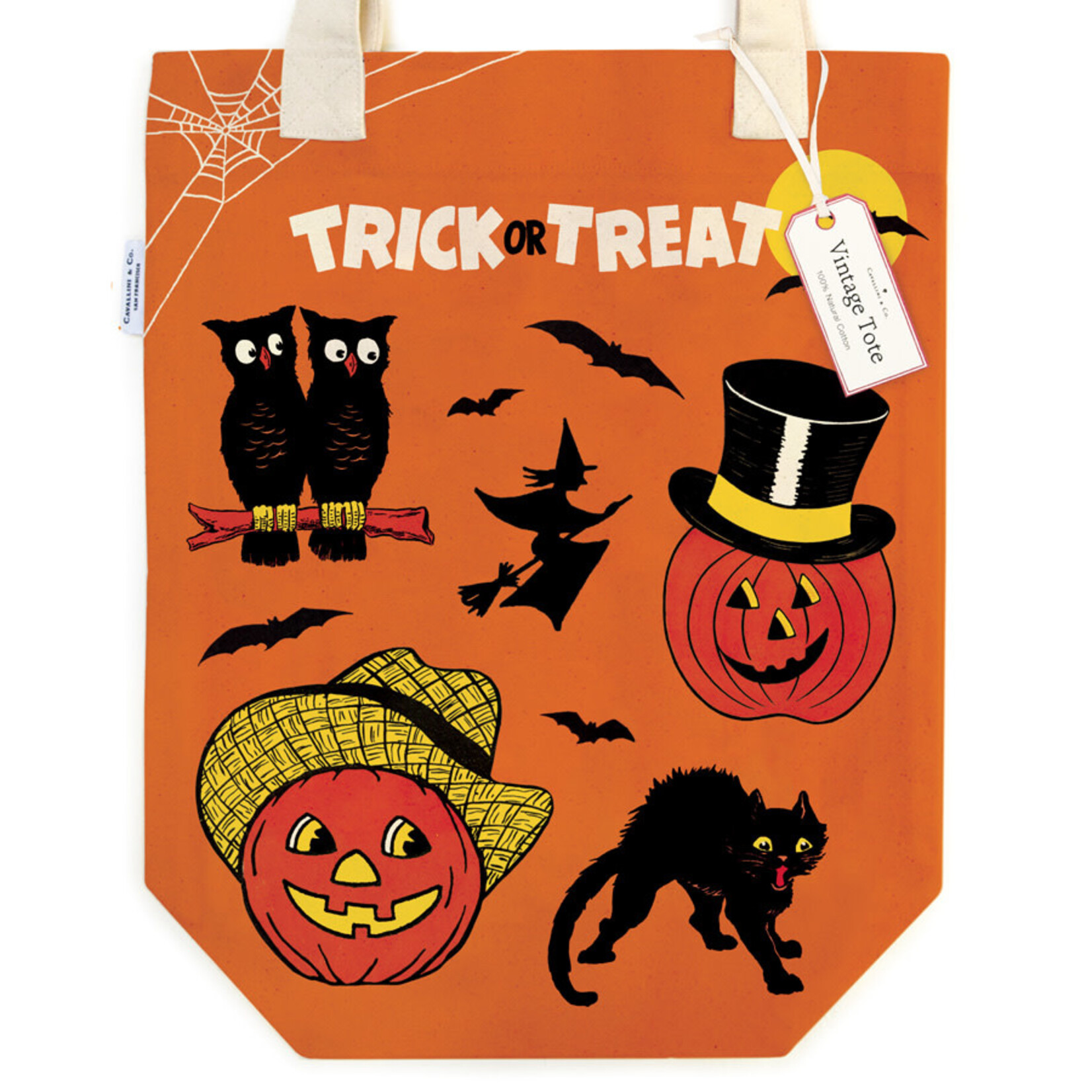 Cavallini Tote Bag Trick or Treat