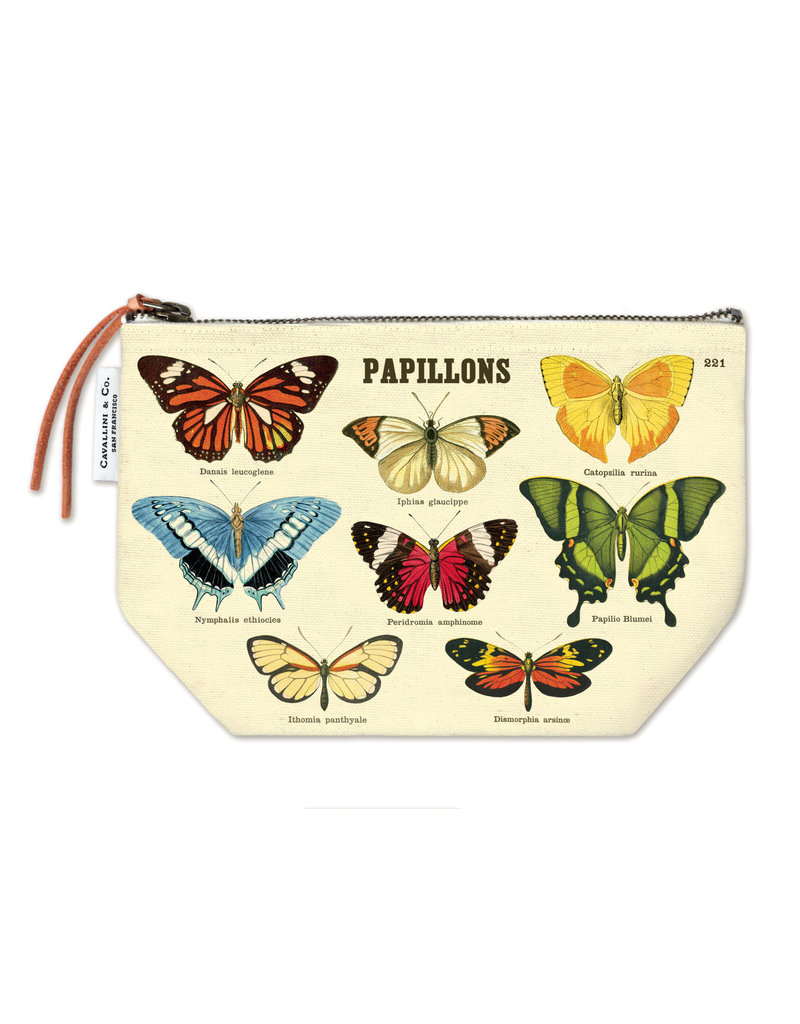 Cavallini Pouch Butterflies / Papillons