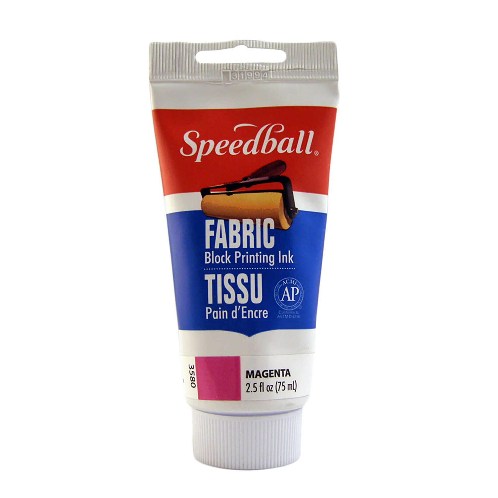 Speedball Fabric Block Printing Ink Magenta 2.5 oz.
