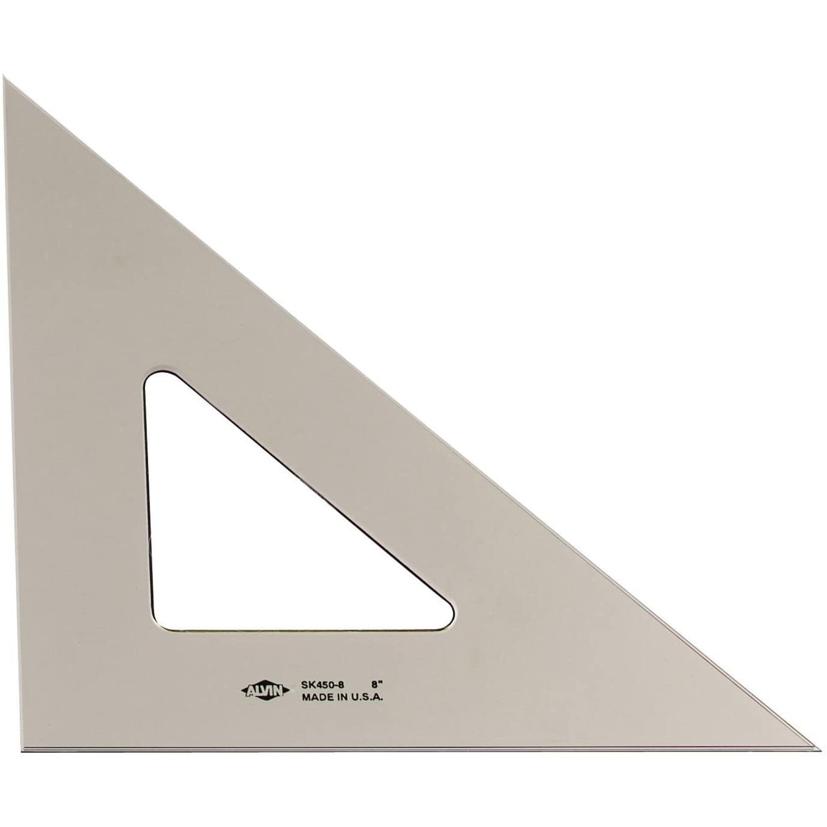 Alvin 8'' Smoke-Tint Triangle 45/90
