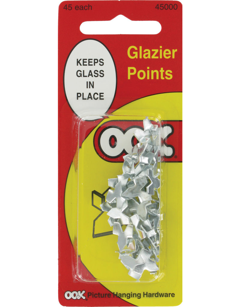 Ook Glazier Points 45Pk Cd
