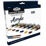 Royal Brush Royal Brush Acrylic Artist Paint Sets, 24 Color Set 12ml