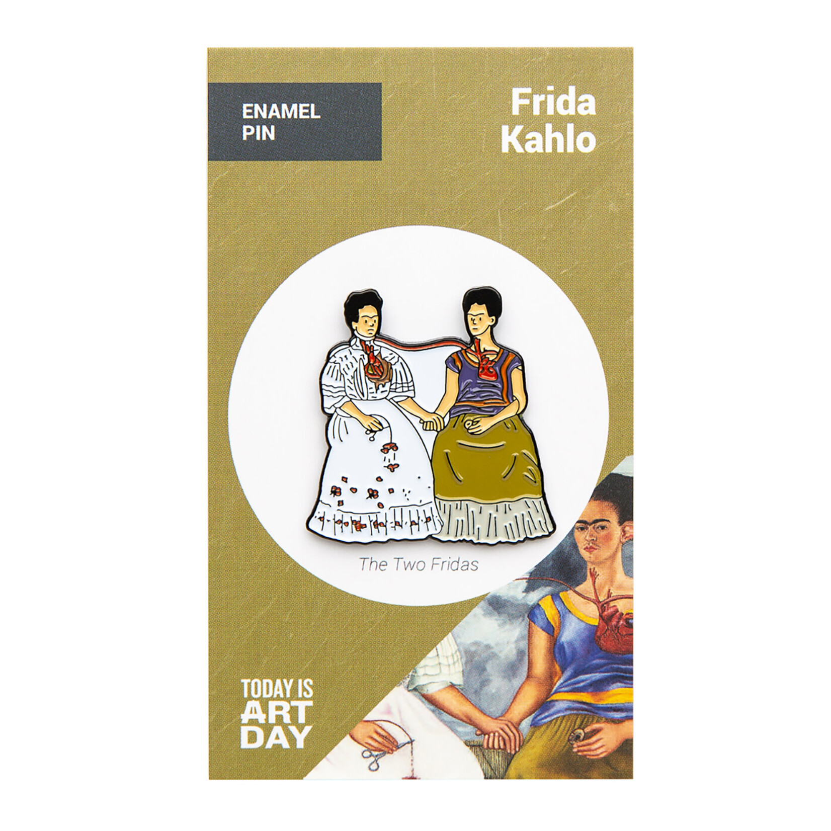 Art History Enamel Pins, Two Fridas - Frida Kahlo