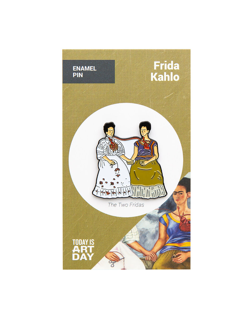 Art History Enamel Pins, Two Fridas - Frida Kahlo
