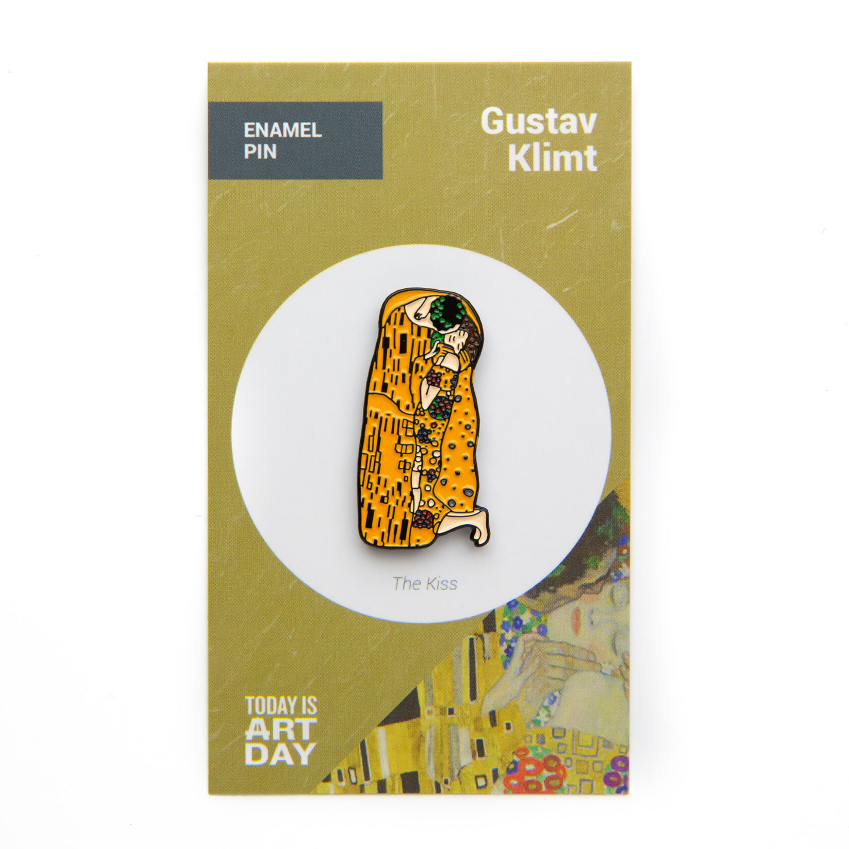 Today is Art Day Art History Enamel Pins, Kiss - Klimt