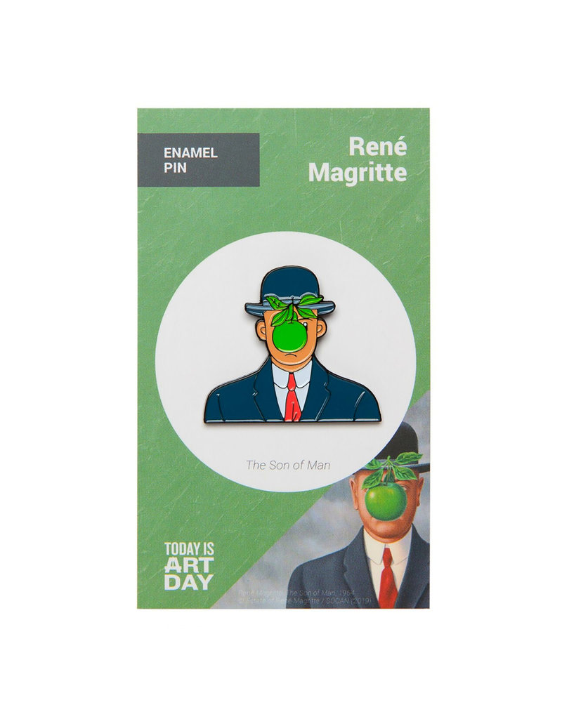 Today is Art Day Art History Enamel Pins, Son of Man - Magritte