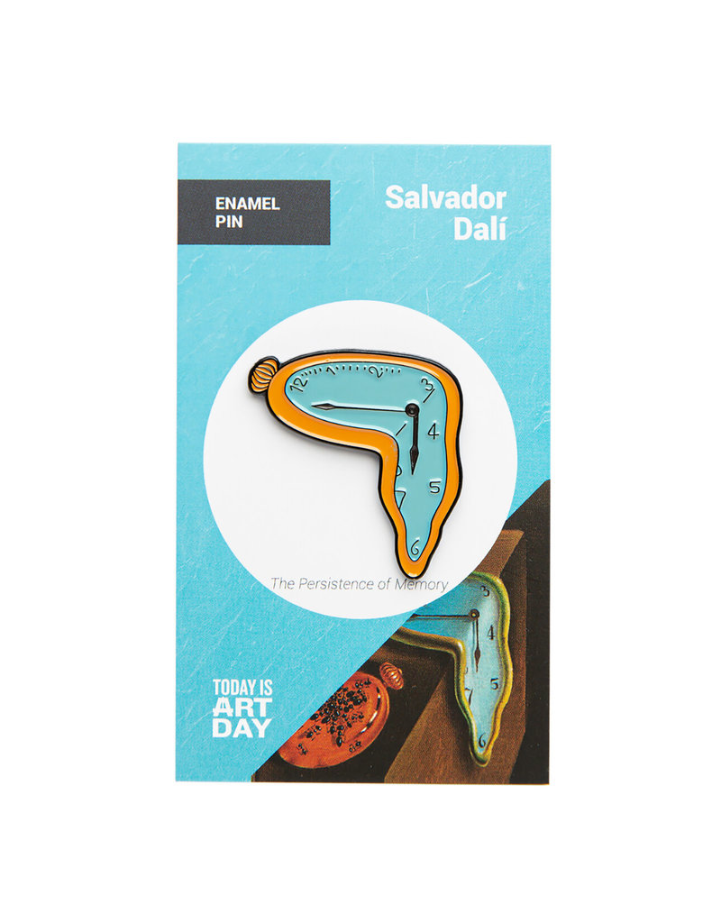 Today is Art Day Art History Enamel Pins, Persistence of Memory - Dali