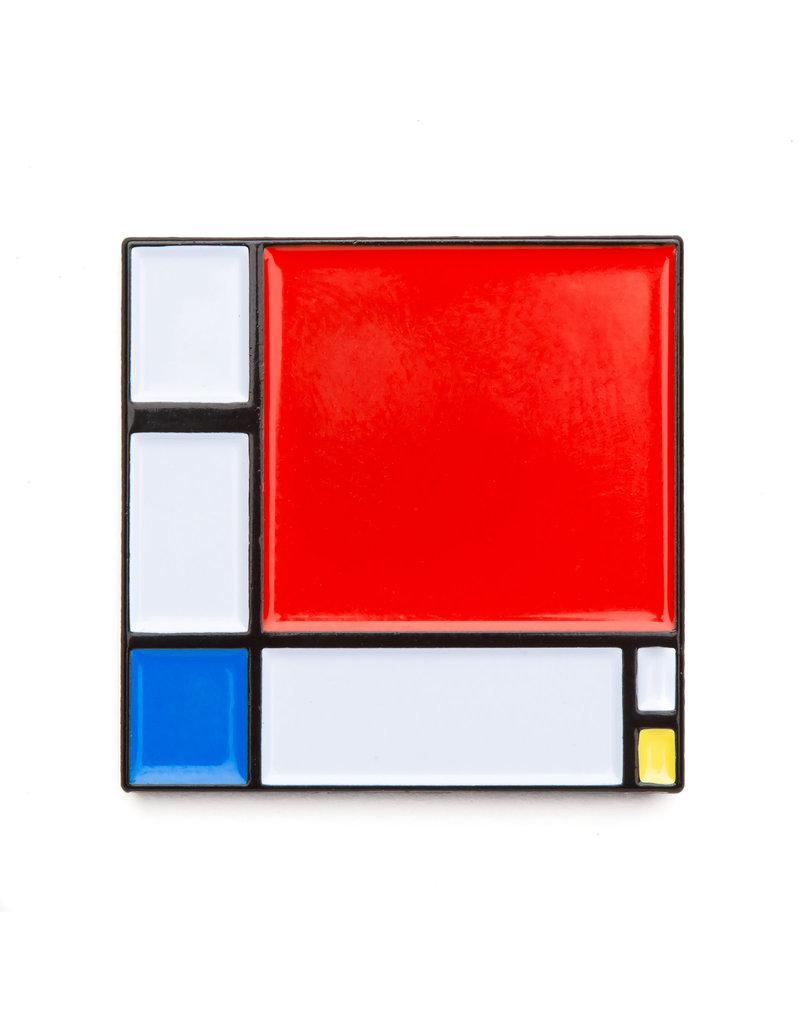 Today is Art Day Art History Enamel Pins, Composition II - Mondrian