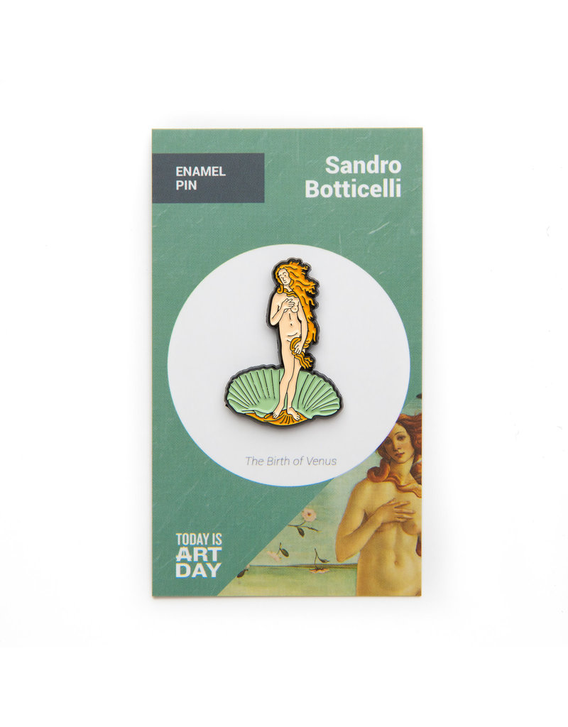 Today is Art Day Art History Enamel Pins, Birth of Venus - Botticelli