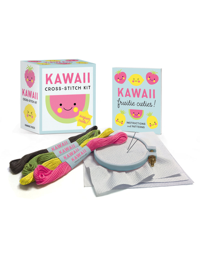 Running Press Kawaii Cross Stitch Kit