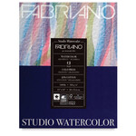 Fabriano Fabriano Studio Watercolor Pads, Cold-Press, 11" x 14" 140 lb., 12 Shts./Pad