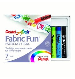 Pentel Fabric Fun Dyeing Pastel Set Of 7