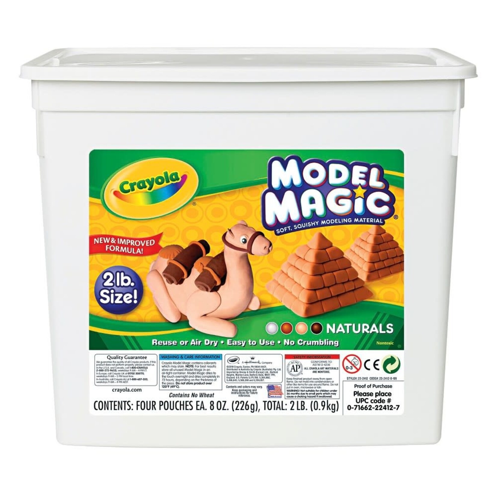 Crayola Model Magic 2Lb Naturals Tub