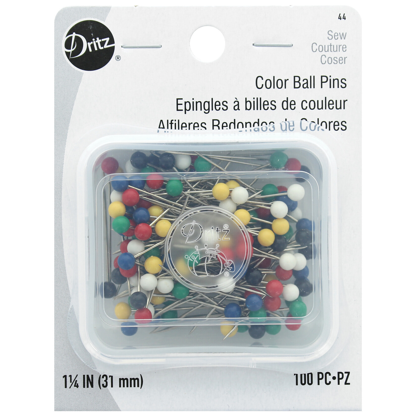 Dritz Color Ball Pins #20