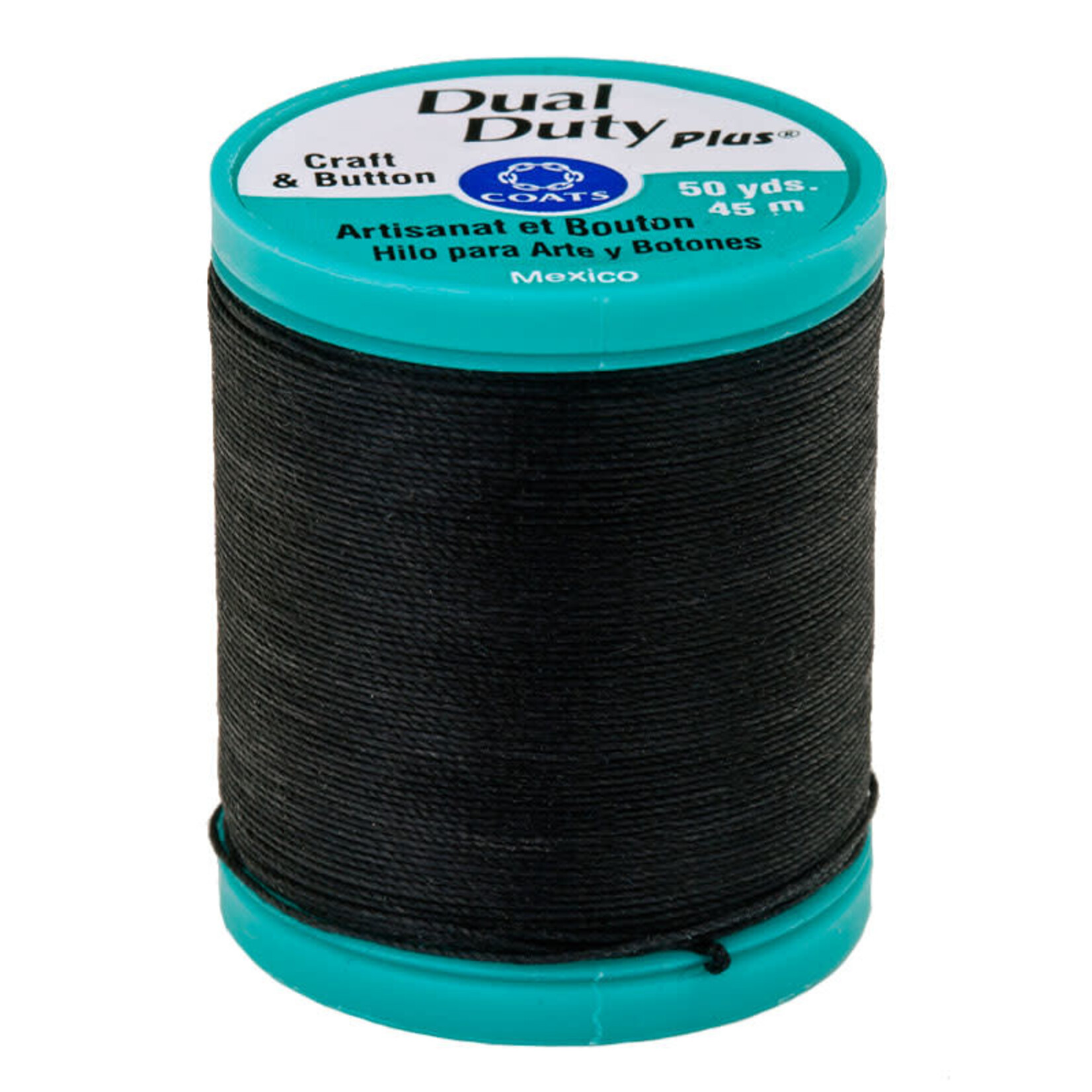 COATS S920-0900 DD+ BUT&CARP THD 50YD BLK