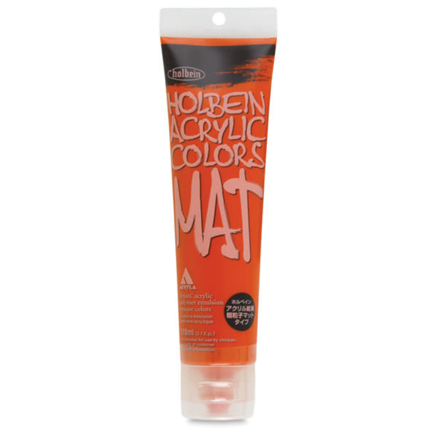 Holbein Mat Acrylic 110Ml Vermilion Hue