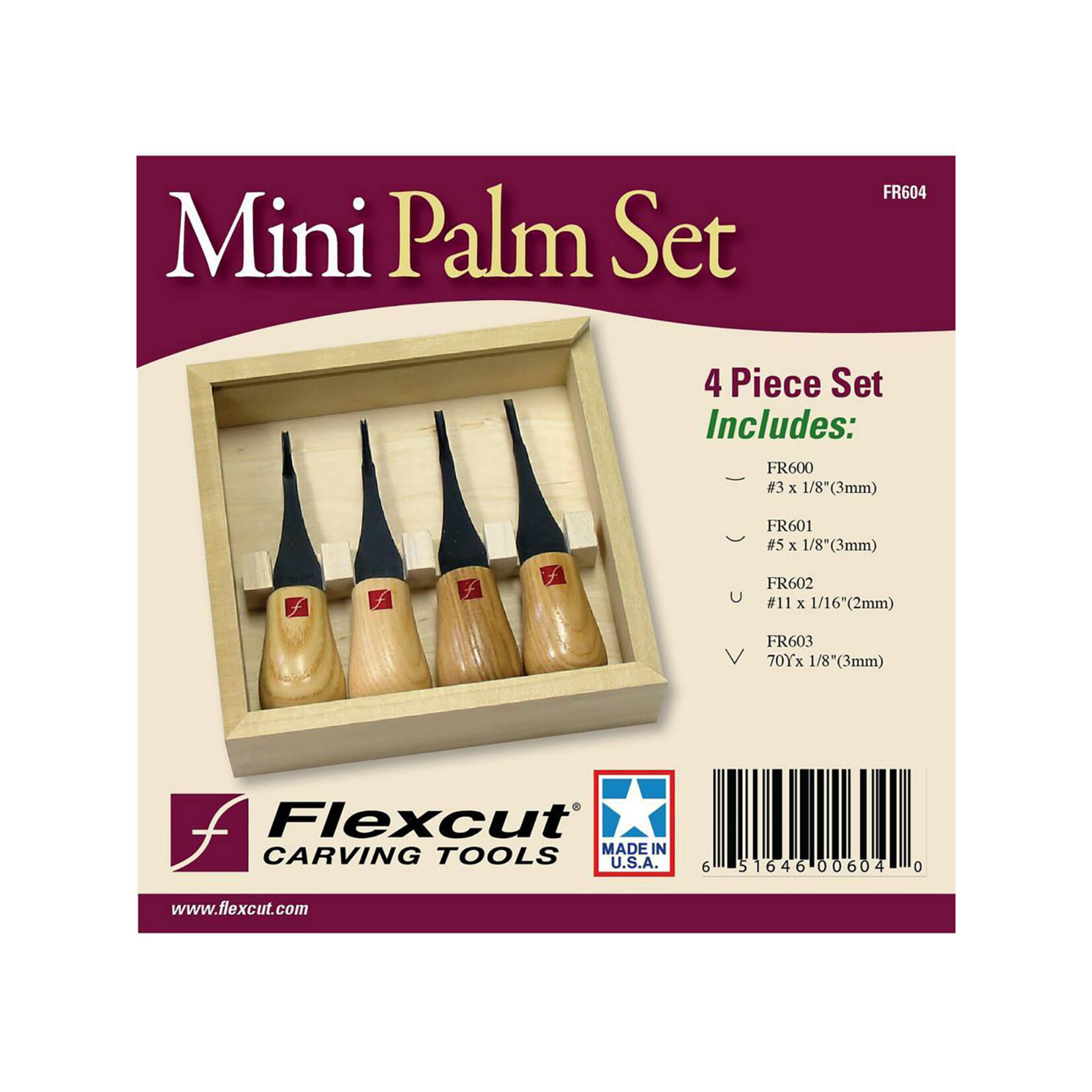 Flexcut Mini Palm Tool Set
