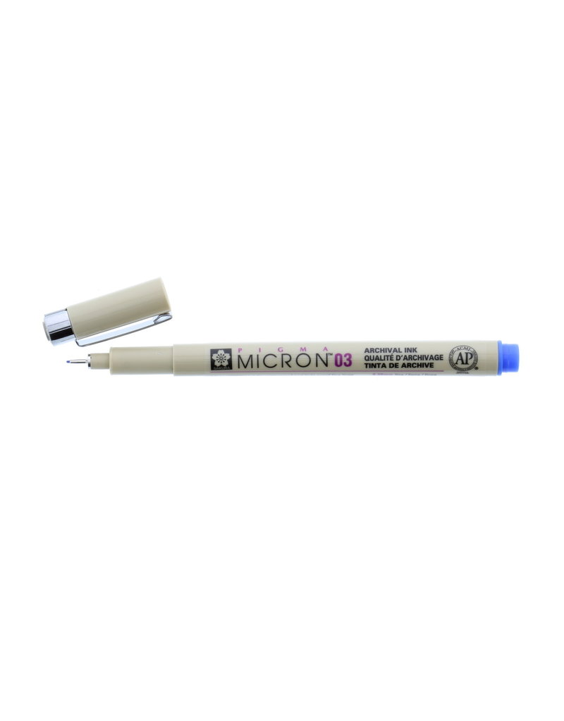 Sakura Micron Pen 03 - .35Mm Blue